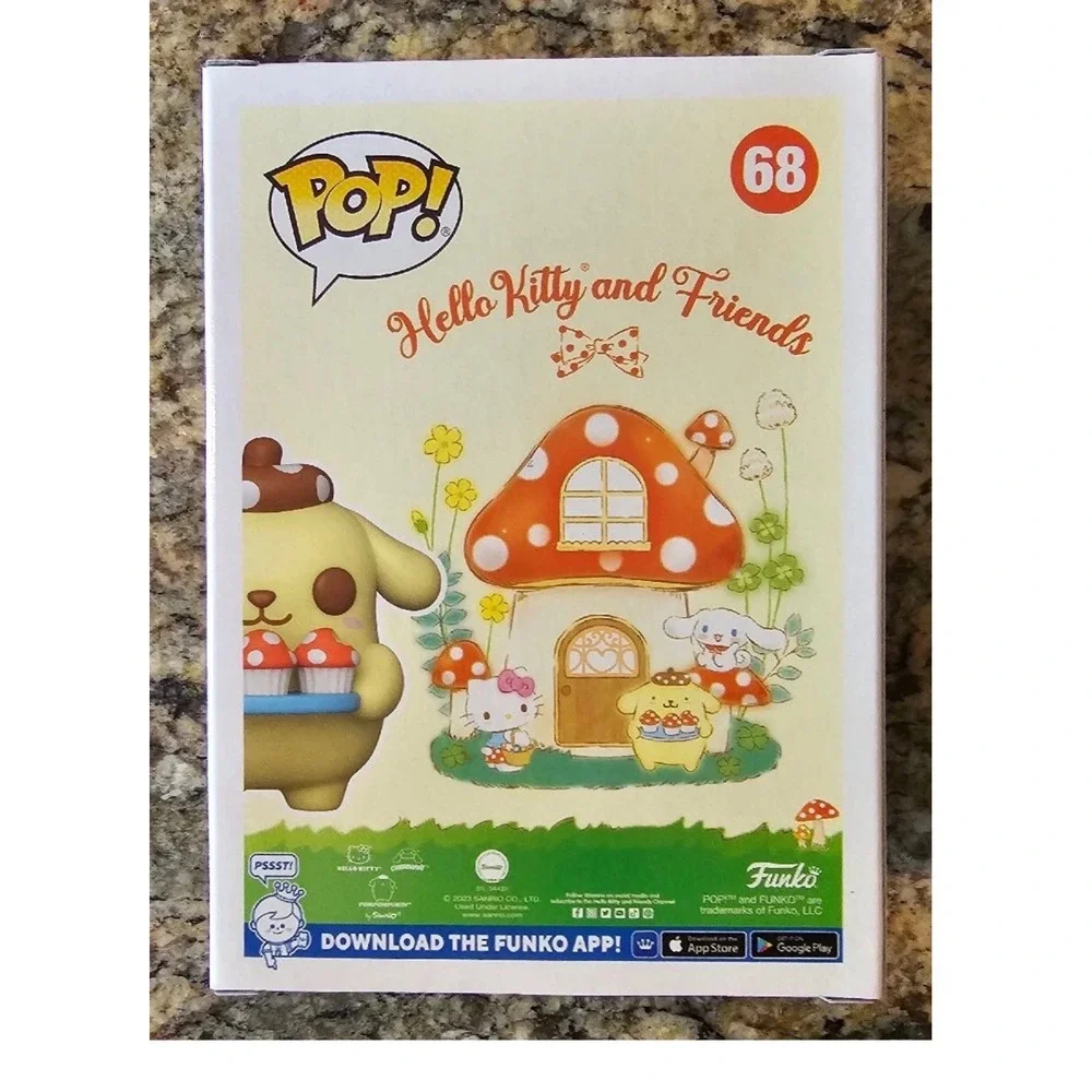 Funko Pop Hello Kitty and Friends Pompompurin 68 HotTopic Exclusive Vinyl Figure